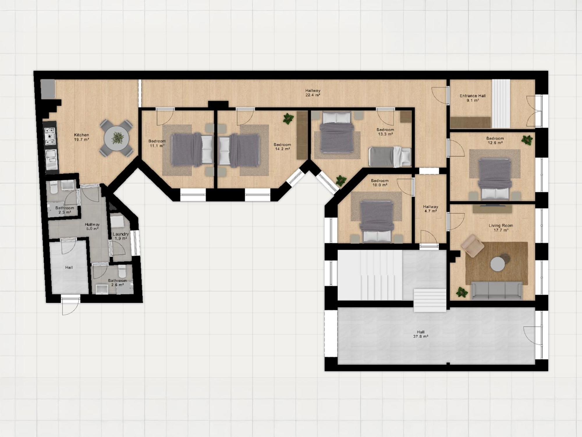 Sanders Noble - Fantastic 4-Bdr Apt In The Capital Koppenhága Kültér fotó